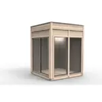 Modularhaus 2.4x2.4 Seitenansicht leer