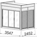 Modularhaus 2.4x3.5 3D