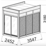 Modularhaus 2.4x3.5 3D