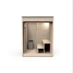 Modularhaus Sauna 2.4 Seitenansicht