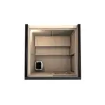 Modularhaus Sauna 2.4 Draufsicht