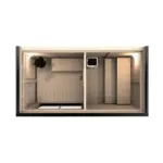 Modularhaus Draufsicht