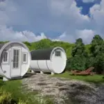 Campingfass 2.2x3.3m 2 Stück in den Bergen