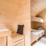 Campingfass innen Stockbett mit Vorraum