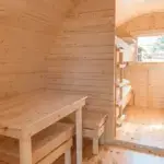 Campingfass Innen 2x Stockbett mit Fenster Vorraum
