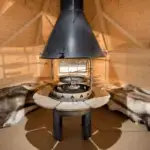 Grillhütte und Grill