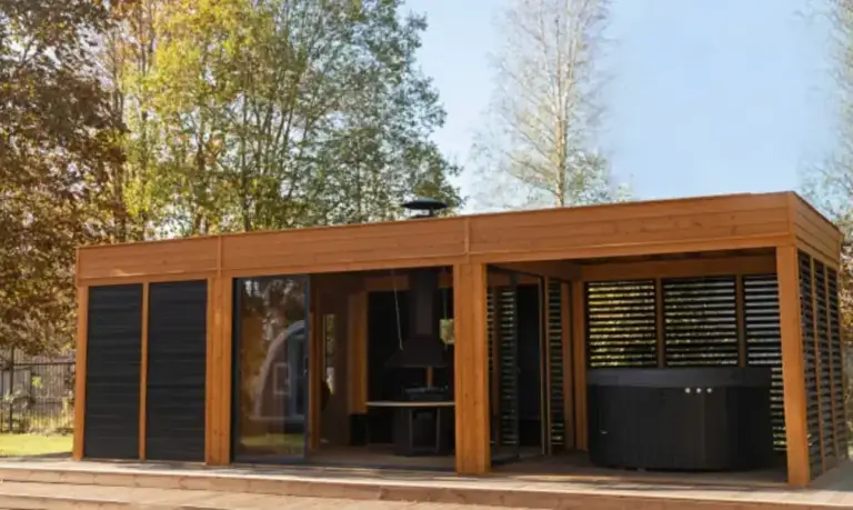 Sauna mit Grill Loungeset