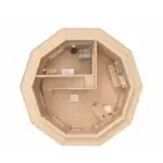 Loft Haus Schnitt oben