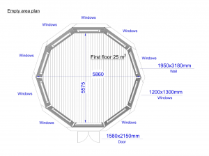 Loft Haus Fundamentplan