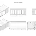 Tinyhaus-Cube Maßzeichnung