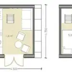 Finnhütte Bausatz Grundriss 17