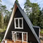 Finnhütte Ansicht Außen