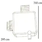 Acryl Hot Tub Draufsicht