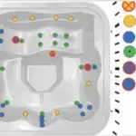Acryl Hot Tub 180 Düsen 8