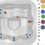 Acryl Hot Tub 180 Düsen 10
