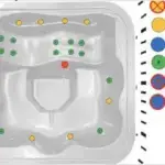 Acryl Hot Tub 180 Düsen 12