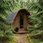 Camping Pod Oval im Wald