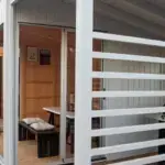 Tinyhaus 3x3m mit Grill Ansicht Aufbau