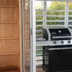 Tinyhaus 3x3m mit Grill Ansicht Grill Detail