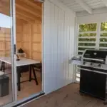Tinyhaus 3x3m mit Grill Ansicht Grill