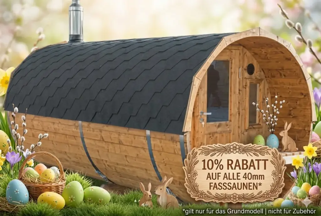Fasssauna Osterangebot