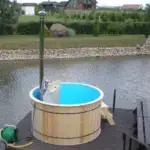 Hot Tube Innenofen am See