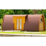 Isolierter Glamping Pod