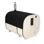 Quadrosauna Dacheineindeckung schwarz