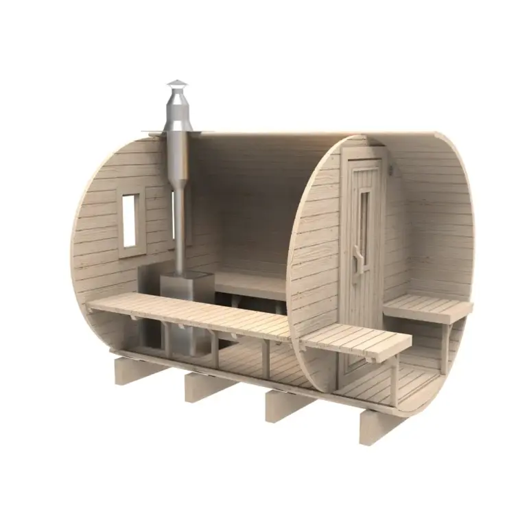 Fasssauna 3.0 m 6 Personen