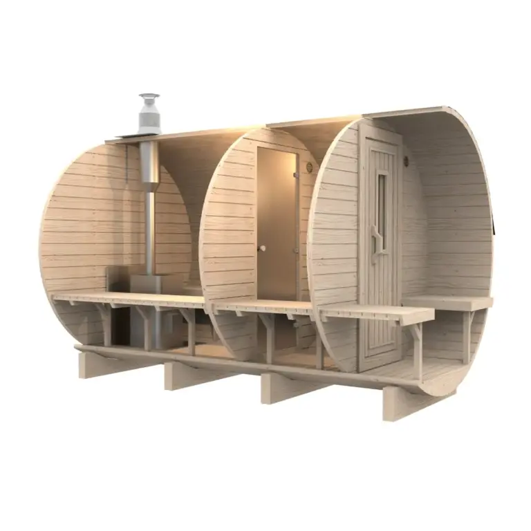 Fasssauna 3.5m 6 Personen