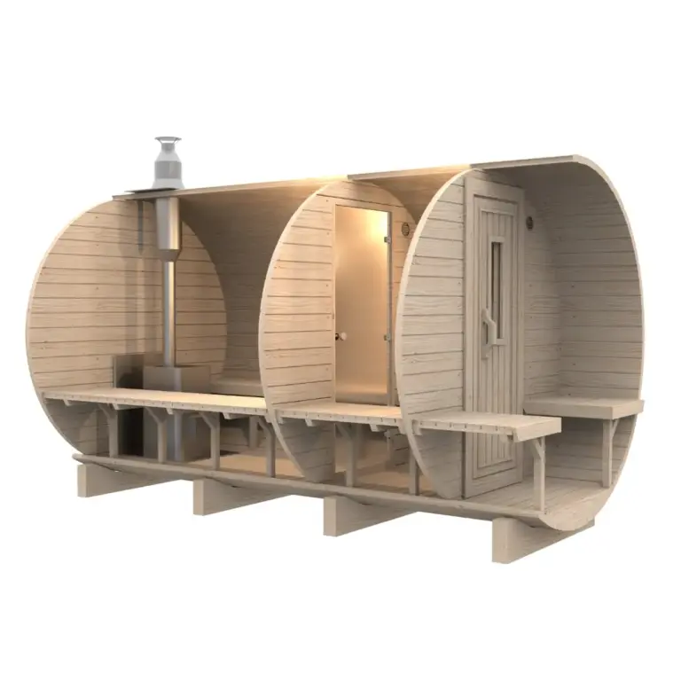Fasssauna 4.0 m 6 Personen