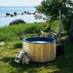 Badezuber 6 Personen Blau Meer