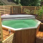 Einbauzuber GFK in Terrasse verkleidet