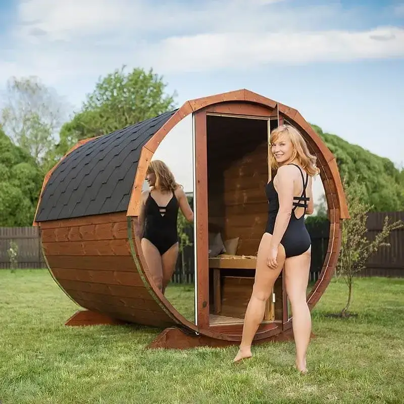 barrel sauna
