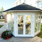 Pavillon 10 m² Außenansicht