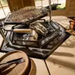 Pavillon 9.2 m² mit Grill und Umrandung