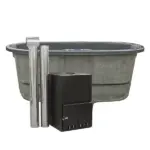 Badezuber mit Außenofen