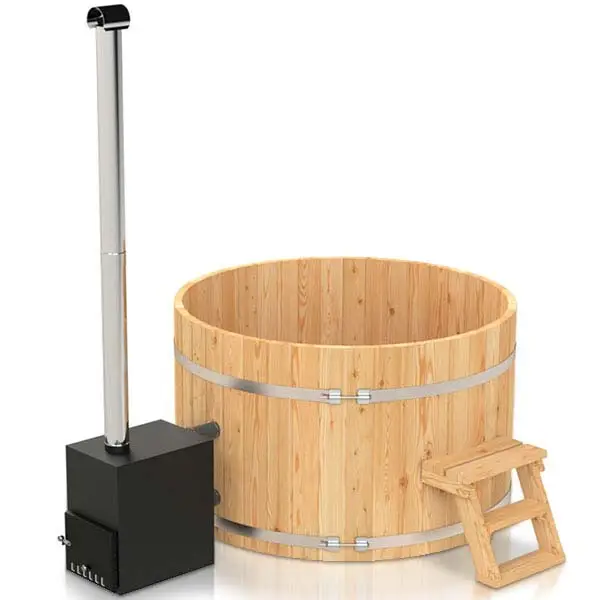 Holzbadefass für 4-12 Personen