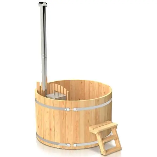 Holzbadefass für 3-10 Personen