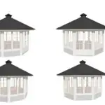 Pavillon 10 m² 3D Freigestellt