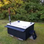 Badezuber 8 Personen Freistehend WPC