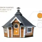 Farbe Grill Kabine