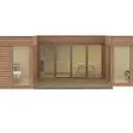 Tiny Haus 51qm U-Form Freigestellt Front