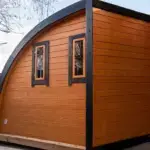 Camping Halb Pod Rückansicht 2 Fenster