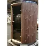Gartensauna Stehend für 2 Personen Ø 1,48 m – Bild 3