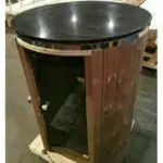 Gartensauna Stehend für 2 Personen Ø 1,48 m – Bild 4