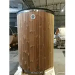 Gartensauna Stehend für 2 Personen Ø 1,48 m – Bild 5
