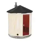 Gartensauna Stehend für 2 Personen Ø 2,0 m – Bild 2